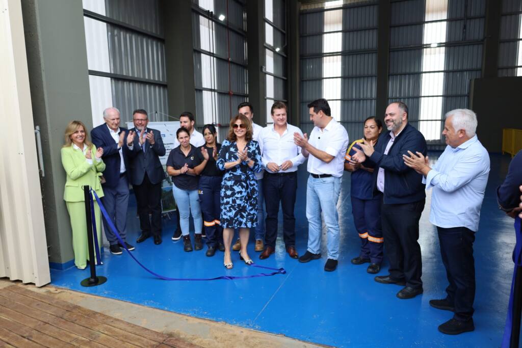 Prefeito de Guarapuava, Celso Góes, prestigia inauguração de usina hidrelétrica “Três Capões Novo” do Grupo Santa Maria